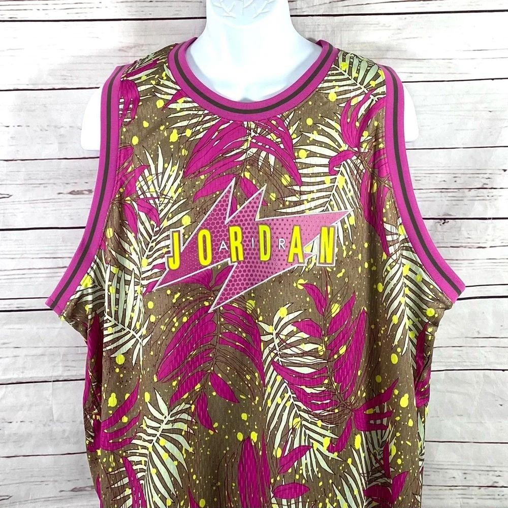Nike Air Jordan Wings South Beach Floral‎ Jersey